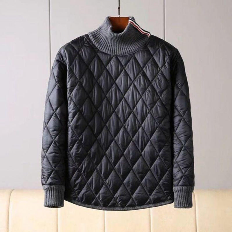 Men's Fashion Thickened Thermal Turtleneck Cotton Suit