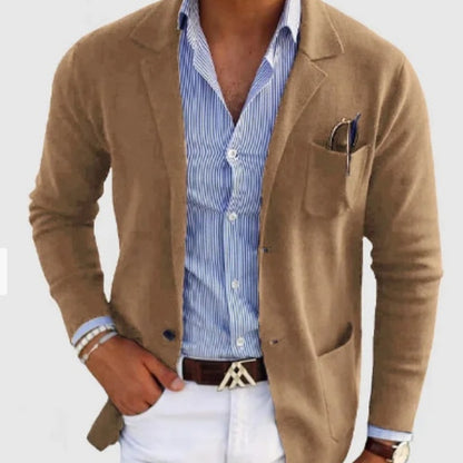 Men's Leisure Double Button Suit Jacket