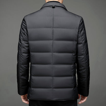 Remove Scarf Collar Suit Collar Down Jacket