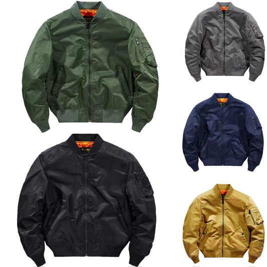 Jacket Flight Suit Workwear Men's Retro Loose