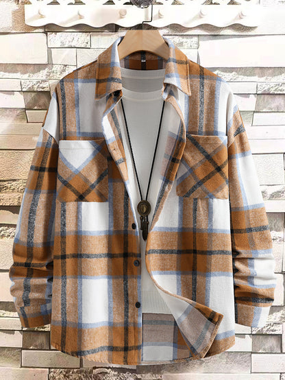 Plaid Coat Shirt