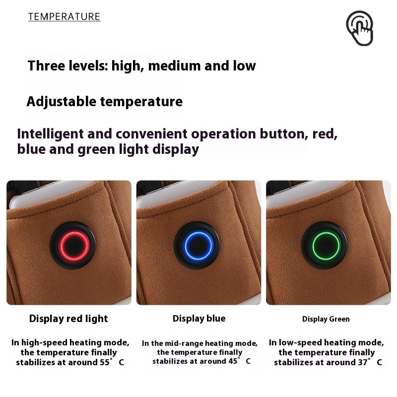 Warm Adjustable Temperature Charging Can Walk Electrothermal Shoes