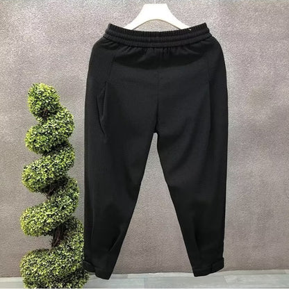 High-grade Elastic Waist Loose Casual Pants For Men