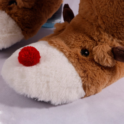 Indoor Warm Christmas Series Cotton Slippers