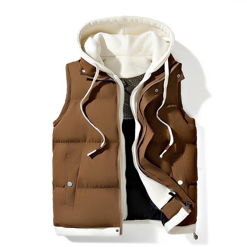 Casual All-matching Loose Vest Cotton-padded Coat