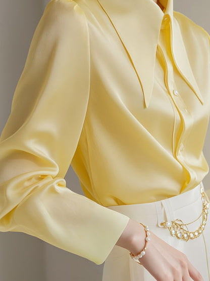 Light Ripe Yellow Long Sleeve Shirt