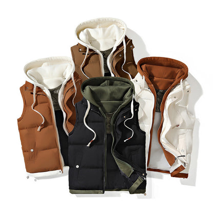 Casual All-matching Loose Vest Cotton-padded Coat