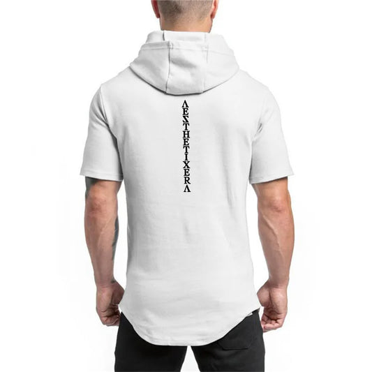 Cotton Hooded T-shirt