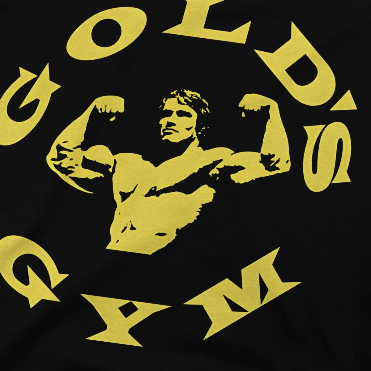 Arnold Schwarzenegger Golds Gym Print T Shirt Goth Men's Tees Summer Clothing Harajuku Crewneck TShirt