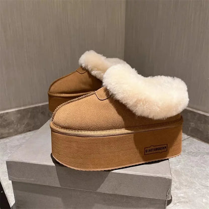 Boots Plush Comfort Cotton Shoes Winter