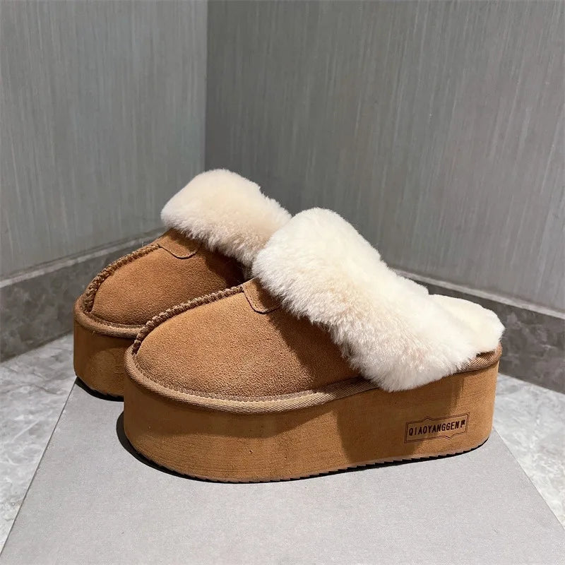 Boots Plush Comfort Cotton Shoes Winter