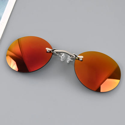 1pc Clip On Nose Sunglasses Frameless