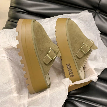 Women's  Shoes New Hot Selling Women's Cork Shoes Outdoor Casual Comfortable Thick Soled Fashionable Women's Casual Shoes