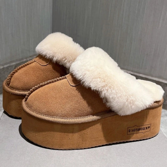 Boots Plush Comfort Cotton Shoes Winter