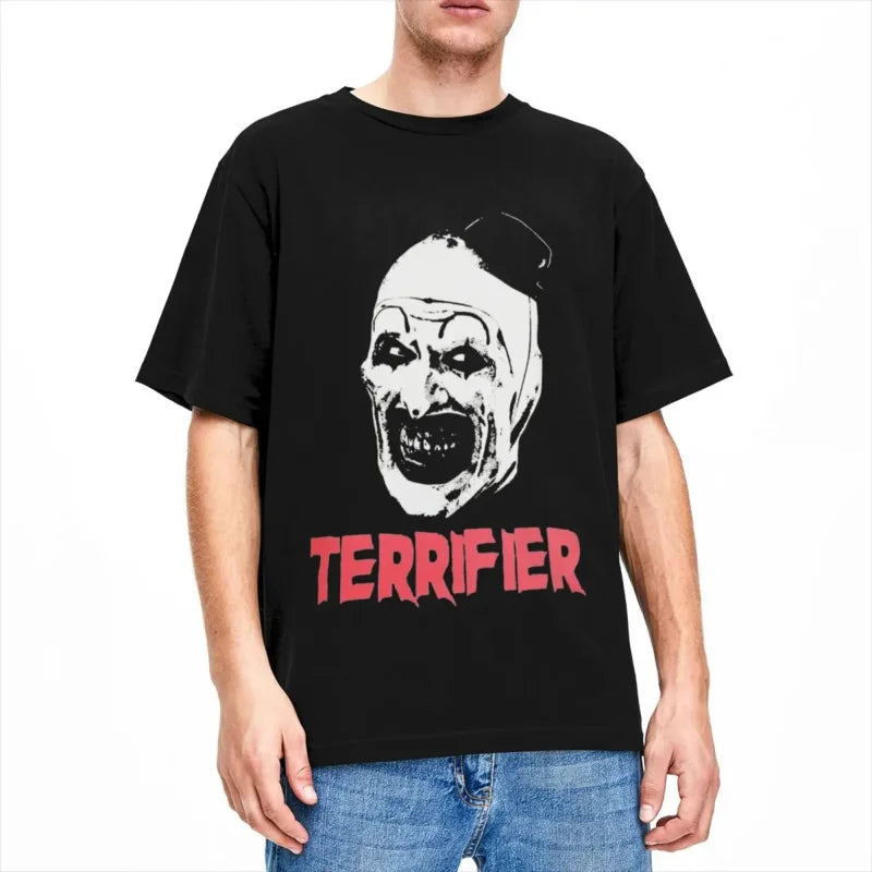 Terrifier Art The Clown Apparel T-Shirt Men Women Halloween