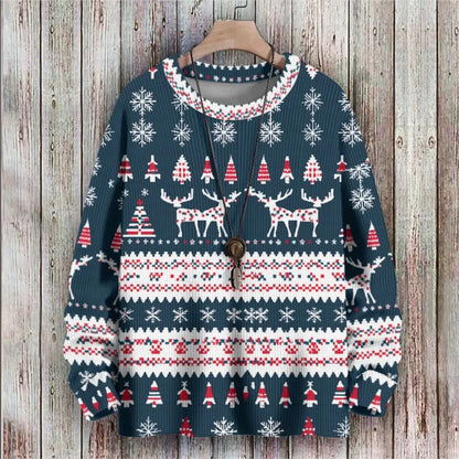 Christmas Long Sleeve Sweater Pullover Outerwear