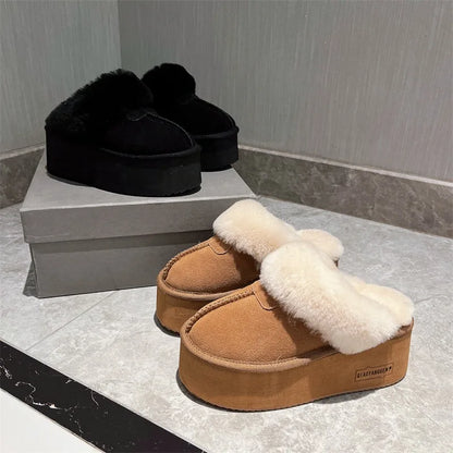 Boots Plush Comfort Cotton Shoes Winter