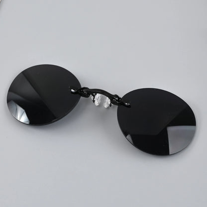 1pc Clip On Nose Sunglasses Frameless