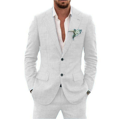 Men's Suit Lapel Collar Single-breasted 2 piece High Quality Blazer