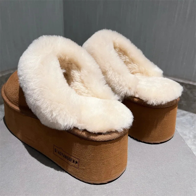 Boots Plush Comfort Cotton Shoes Winter