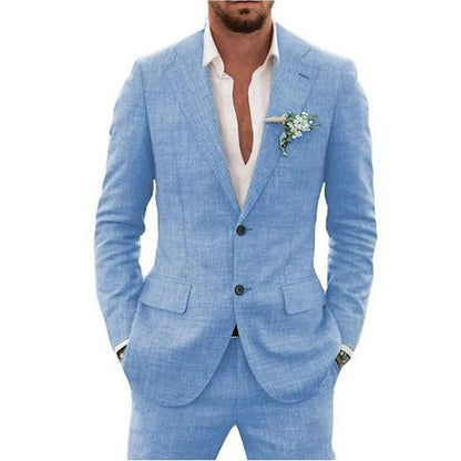 Men's Suit Lapel Collar Single-breasted 2 piece High Quality Blazer