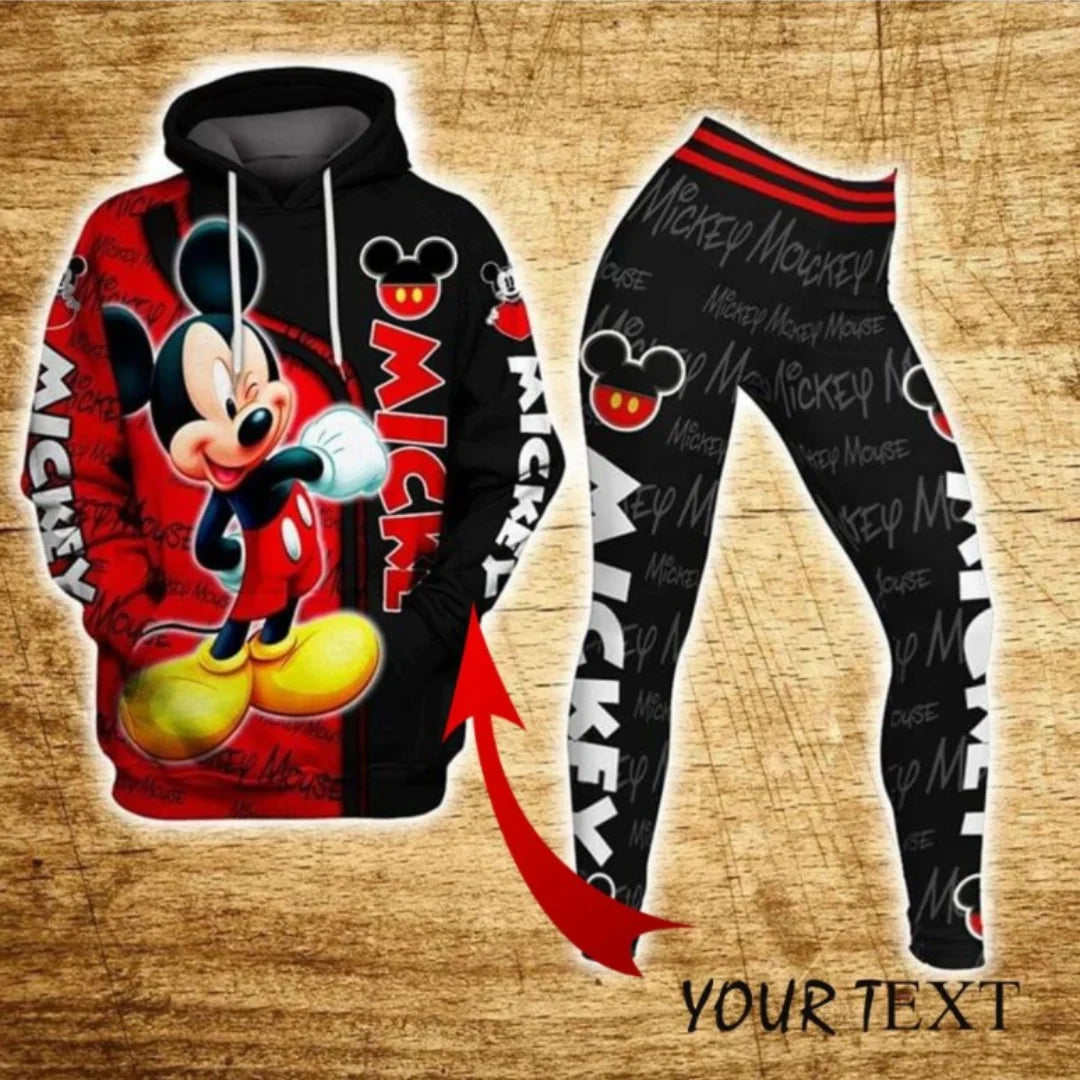 Mickey Mouse Hoodie and Leggings Suit