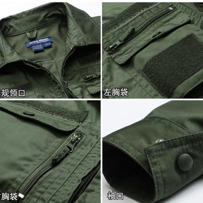 Outdoor Breathable Multiple Pockets Combat Training Military set.