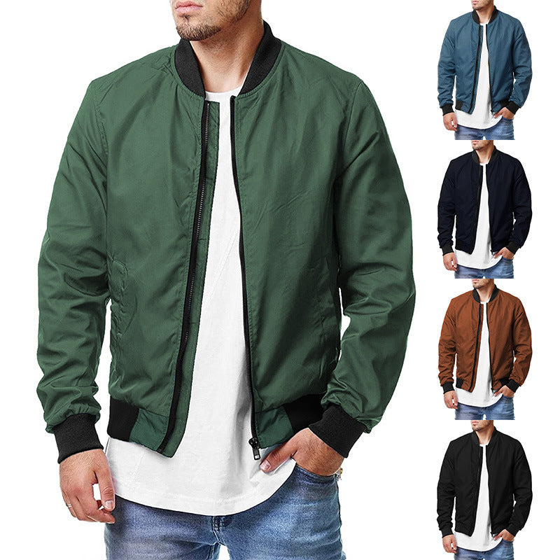 Baseball Jacket Large Sizes Men's Coat