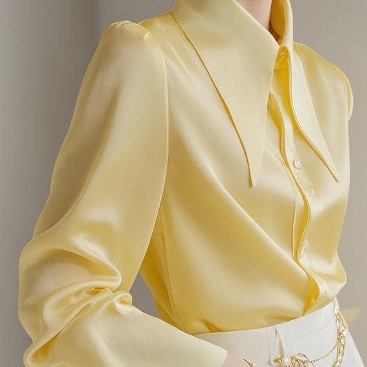 Light Ripe Yellow Long Sleeve Shirt