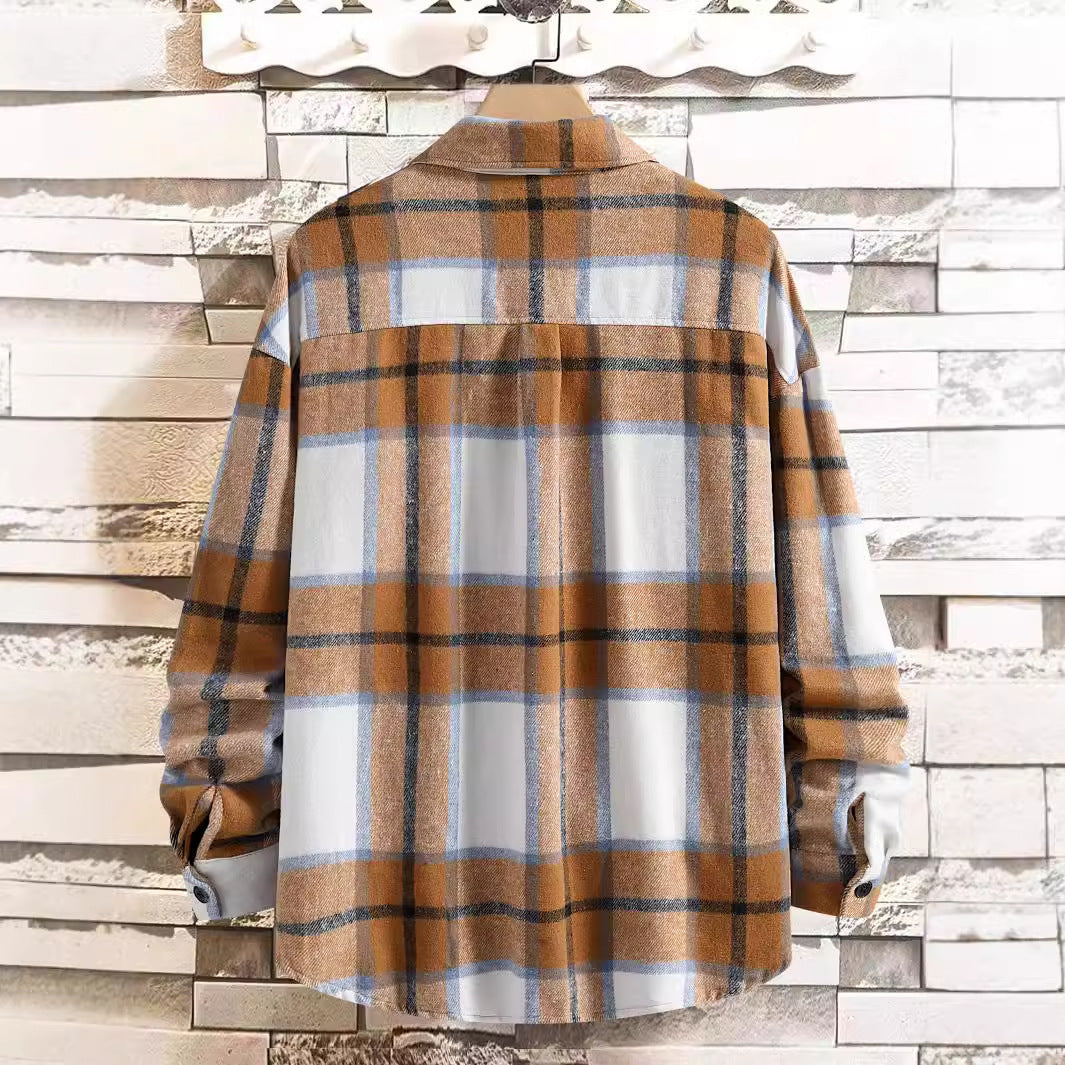 Plaid Coat Shirt