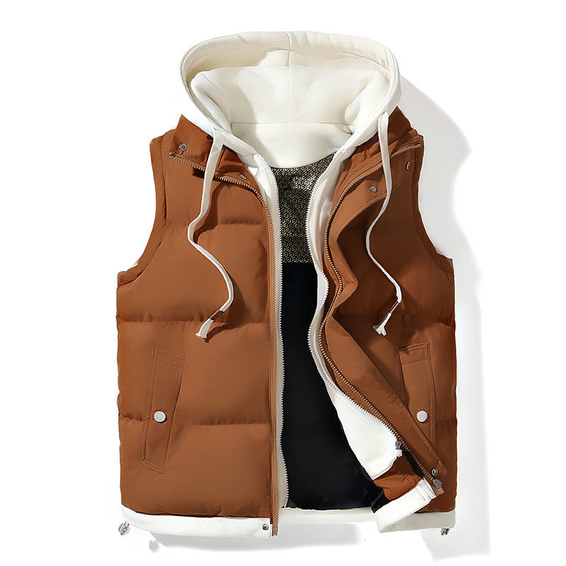 Casual All-matching Loose Vest Cotton-padded Coat