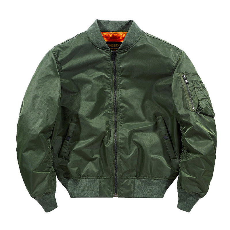 Jacket Flight Suit Workwear Men's Retro Loose