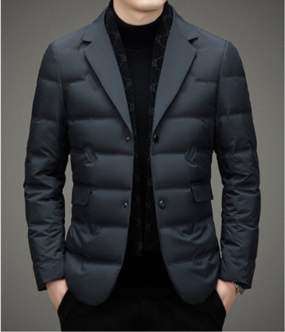 Remove Scarf Collar Suit Collar Down Jacket