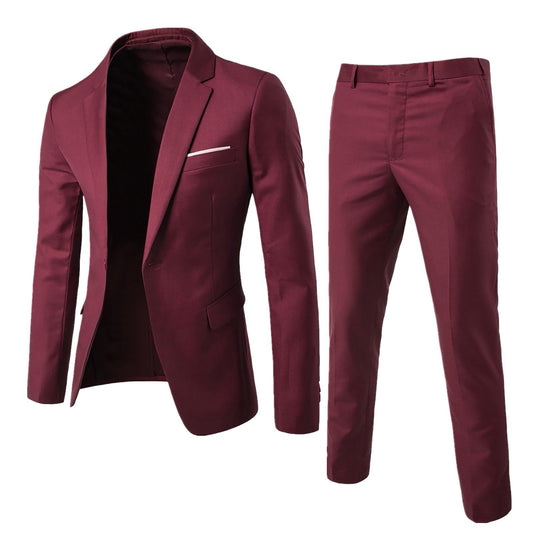 Two-piece Suit Business Professional Formal Wear Slim Fit