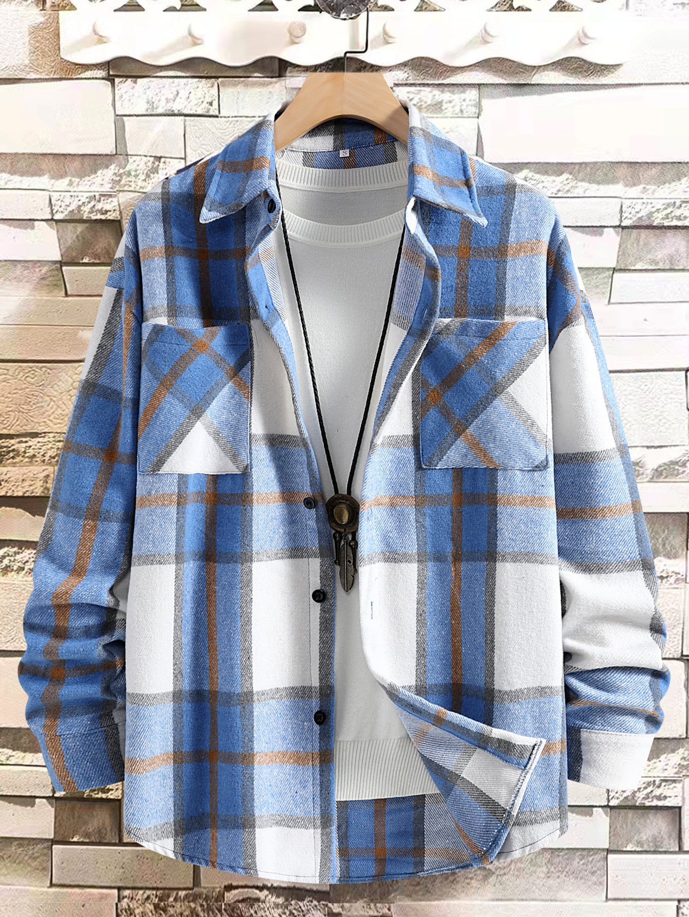 Plaid Coat Shirt